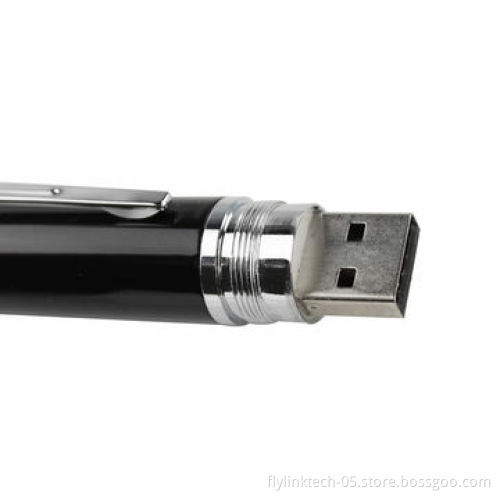 Covert camera with pen USB drive, 2.0MP USB interface, 2 to 3 hours charging time, recording video
